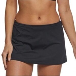 Coco Reef Black Swim Skirt Bottom Built In Shorts Size S